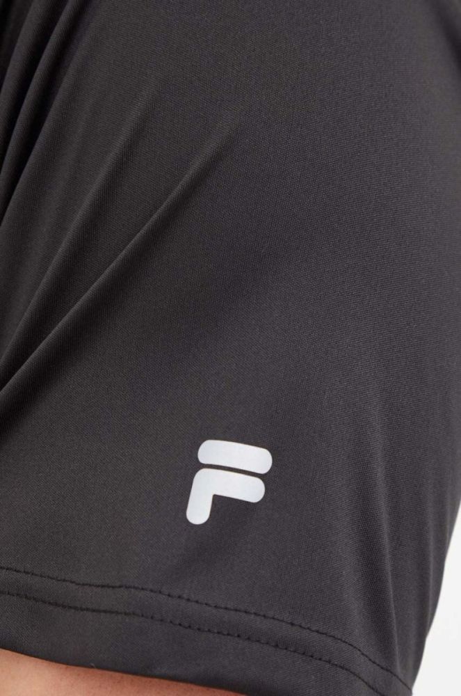 Тренувальна футболка Fila Royan колір чорний візерунок фото 5