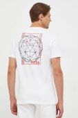 Бавовняна футболка Michael Kors колір білий з принтом (3578648)