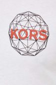 Бавовняна футболка Michael Kors колір білий з принтом (3578648)