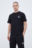 Бавовняна футболка The North Face колір чорний з принтом (3493959)
