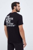 Бавовняна футболка The North Face колір чорний з принтом (3524887)