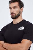 Бавовняна футболка The North Face колір чорний з принтом (3524887)