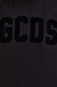 Бавовняна футболка GCDS колір чорний з аплікацією (3513121)