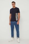 Футболка Guess чоловічий колір синій з принтом (3598986)