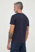 Бавовняна футболка Guess чоловічий колір синій з принтом (3610979)