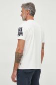 Бавовняна футболка Guess чоловічий колір білий з принтом (3619433)