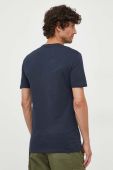 Бавовняна футболка Armani Exchange колір синій з принтом (3447925)