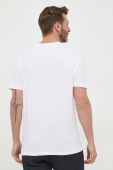Бавовняна футболка Armani Exchange чоловічий колір білий з принтом