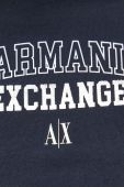 Бавовняна футболка Armani Exchange колір синій з принтом (3426600)