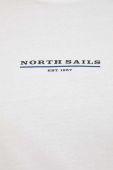 Бавовняна футболка North Sails колір білий з принтом (3459884)