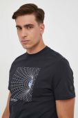 Бавовняна футболка North Sails чоловічий колір чорний з принтом (3611015)