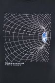 Бавовняна футболка North Sails чоловічий колір чорний з принтом (3611015)