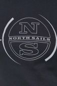 Бавовняна футболка North Sails чоловічий колір чорний з принтом (3611009)