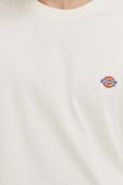Бавовняна футболка Dickies колір бежевий з принтом