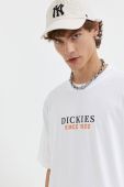 Бавовняна футболка Dickies колір білий з принтом (3513133)