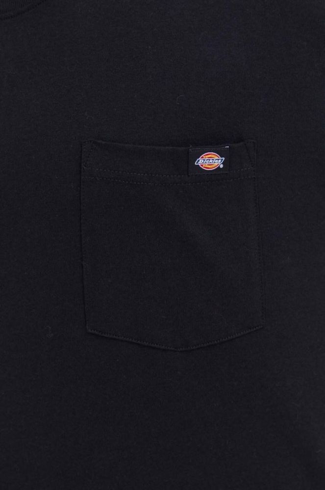 Бавовняна футболка Dickies колір чорний однотонний фото 5