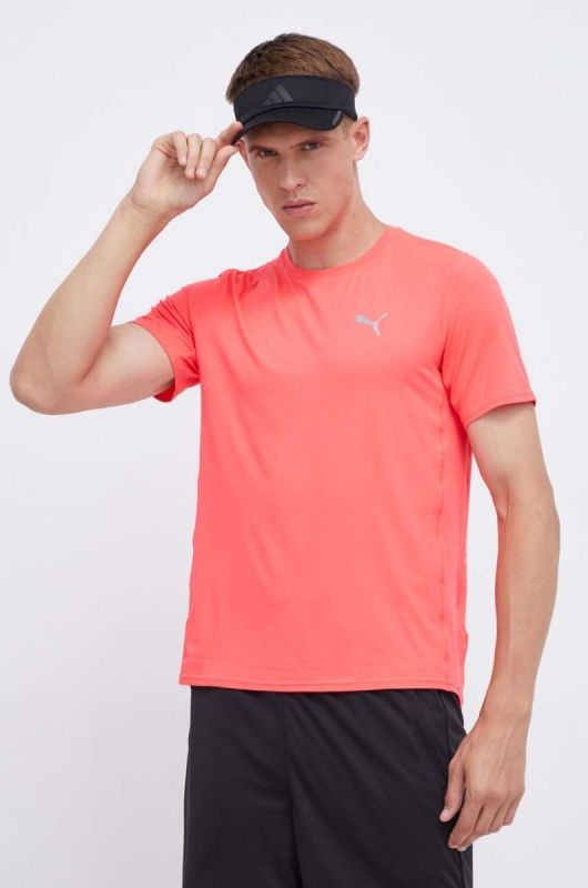 Бігова футболка Puma Cloudspun колір рожевий однотонна