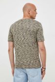 Бавовняна футболка Marc O'Polo колір зелений візерунок (3349325)