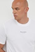 Бавовняна футболка Marc O'Polo колір білий з принтом (3349342)