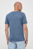 Бавовняна футболка Marc O'Polo з принтом колір блакитний (3349332)