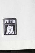 Бавовняна футболка Puma PUMA X RIPNDIP колір бежевий з принтом