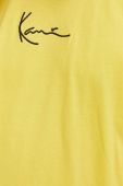 Бавовняна футболка Karl Kani колір жовтий з аплікацією (3447957)