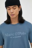 Бавовняна футболка Marc O'Polo колір синій з принтом (3443998)