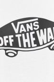 Бавовняна футболка Vans колір білий з принтом (3380079)