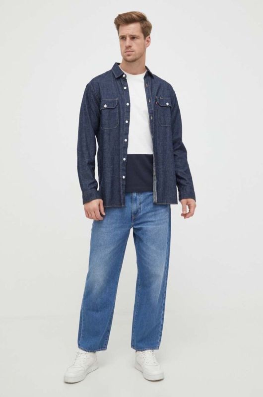 Бавовняна футболка Pepe Jeans Walter колір білий візерунок фото 2