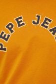 Бавовняна футболка Pepe Jeans Westend колір жовтий з принтом