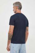 Бавовняна футболка Pepe Jeans Wyatt колір синій з принтом