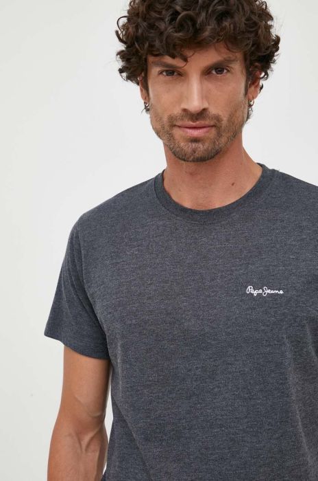 Футболка Pepe Jeans чоловічий колір синій меланж