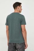 Футболка Pepe Jeans Nouvel чоловіча колір зелений однотонний