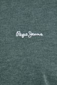 Футболка Pepe Jeans Nouvel чоловіча колір зелений однотонний