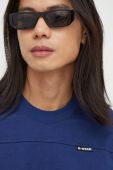 Бавовняна футболка G-Star Raw колір синій однотонний (3628774)