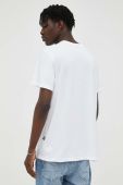 Бавовняна футболка G-Star Raw колір білий з принтом (3439807)