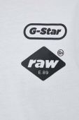 Бавовняна футболка G-Star Raw колір білий з принтом (3439807)