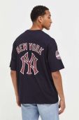 Футболка New Era x Cooperstown чоловіча колір синій з принтом NEW YORK YANKEES