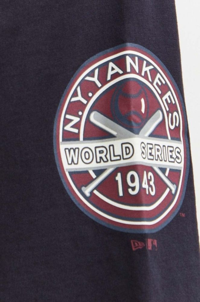 Футболка New Era x Cooperstown чоловіча колір синій з принтом NEW YORK YANKEES фото 5
