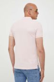 Бавовняне поло Gant колір рожевий однотонний (3339344)