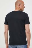 Бавовняна футболка Gant колір чорний однотонний (3339350)