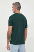 Бавовняна футболка Gant колір зелений з принтом (3572674)