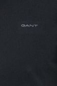 Футболка Gant 2-pack чоловічий колір чорний однотонний