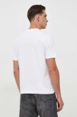 Бавовняна футболка United Colors of Benetton колір білий з принтом (3417129)