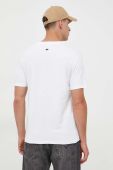 Бавовняна футболка United Colors of Benetton колір білий з принтом (3417134)