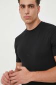 Футболка United Colors of Benetton чоловічий колір чорний однотонний (3417151)