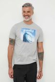 Бавовняна футболка United Colors of Benetton чоловічий колір сірий з принтом