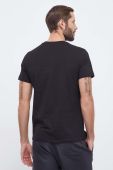 Бавовняна футболка BOSS колір чорний з принтом (3560458)