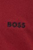 Бавовняна футболка BOSS 3-pack колір бордовий однотонний