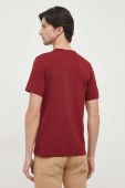 Бавовняна футболка BOSS 3-pack колір бордовий однотонний